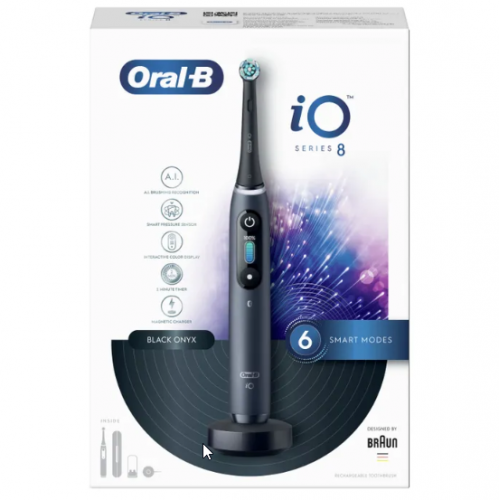 Электрическая зубная щетка Oral-B iO 8 Black