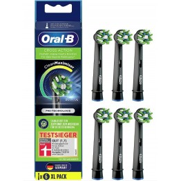 Насадки Oral-B CrossAction EB50RB-6 Black, 6 шт
