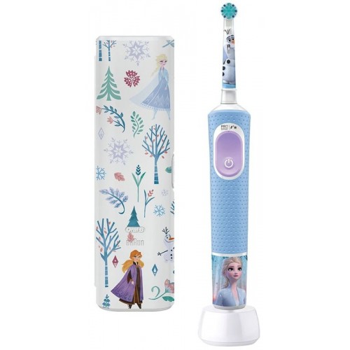 Детская электрическая зубная щетка Oral-B Vitality Kids Frozen "Холодное сердце" D103.413.2K
