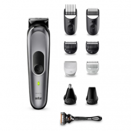 Триммер электрический Braun MGK7420  универсальный 10в1 c Бритвой Gillette
