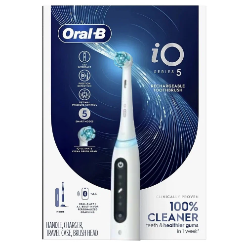 Электрическая зубная щетка Oral-B iO 5 White Alabaste