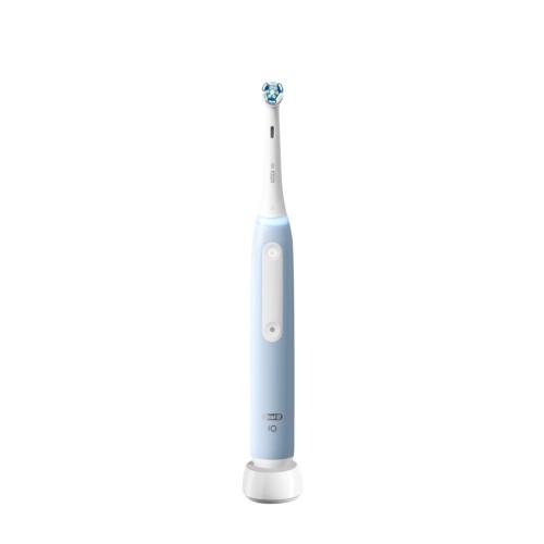Электрическая зубная щетка Oral-B iO 3 Ice Blue с дополнительной насадкой Ultimate Clean (4 шт)