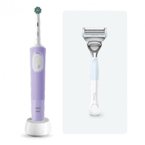 Электрическая зубная щётка Oral-B Vitality Pro + Женская бритва для ухода в зоне бикини Gillette Venus Satin Care