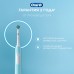 Электрическая зубная щетка Oral-B Pro 1 голубая, колпачок на насадку, косметичка