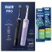 Электрические зубные щетки Oral-B Vitality Pro Duo + Насадка для эффективной чистки Oral-B CrossAction (10 шт)