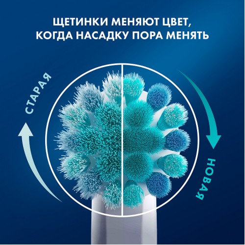 Детская электрическая зубная щетка Oral-B Vitality Pro Chameleon с насадкой Cross Action (1 шт)