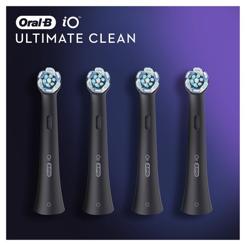 Насадка Oral-B iO Ultimate Clean для эффективной чистки (4 шт) черная