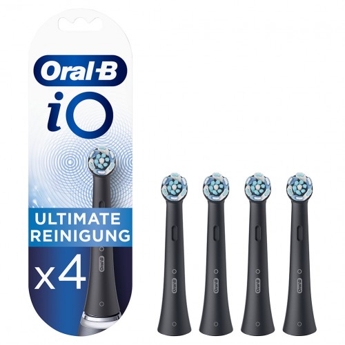 Насадка Oral-B iO Ultimate Clean для эффективной чистки (4 шт) черная