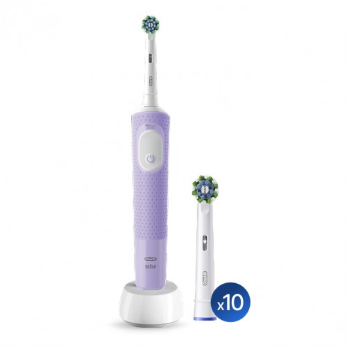 Электрическая зубная щетка Oral-B Vitality Pro + Насадка для эффективной чистки Oral-B CrossAction (4 шт) 