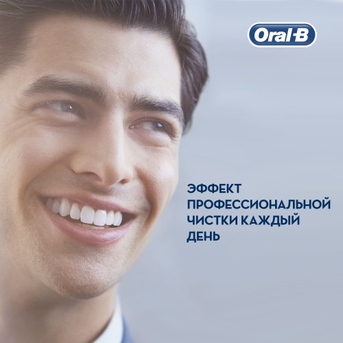 Электрическая зубная щетка Oral-B Pro Series 1 Duo черная, бирюзовая (2 шт) с насадкой Cross Action (1 шт)