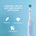 Электрическая зубная щетка Oral-B Pro 3 голубая + дорожный футляр