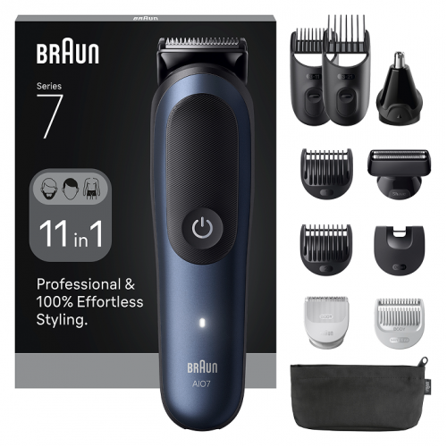 Триммер электрический Braun MULTI AIO7540 BlkDpBlu BOX CEEMEA