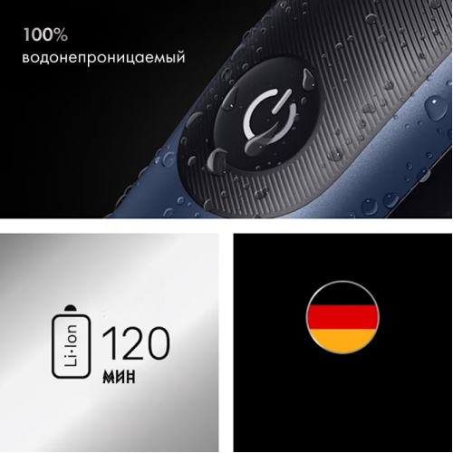 Триммер электрический Braun MULTI AIO7540 BlkDpBlu BOX CEEMEA