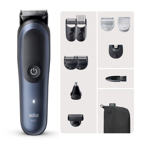 Триммер электрический Braun MULTI AIO7540 BlkDpBlu BOX CEEMEA