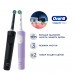 Электрические зубные щетки Vitality Pro Duo + Насадка для эффективной чистки Oral-B CrossAction (4 шт) и зубная нить ORAL-B Essential floss мятная 50м (2 шт)