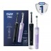 Электрические зубные щетки Vitality Pro Duo + Насадка для эффективной чистки Oral-B CrossAction (4 шт) и зубная нить ORAL-B Essential floss мятная 50м (2 шт)