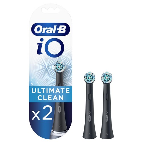 Насадка Oral-B iO Ultimate Clean для эффективной чистки (2 шт) черная