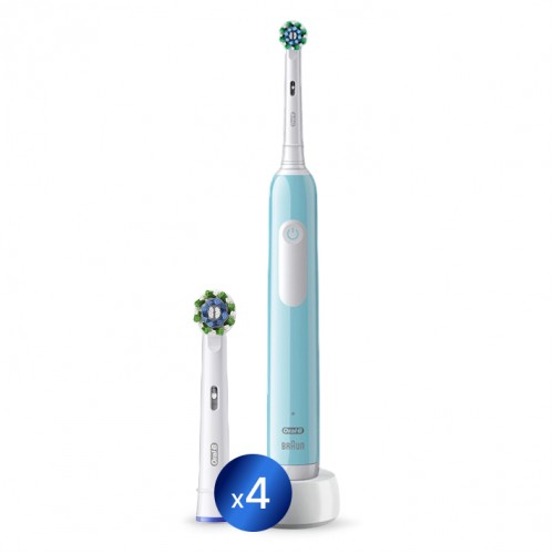 Электрическая зубная щётка Oral-B Pro Series 1 + Насадка для эффективной чистки Oral-B CrossAction (4 шт)