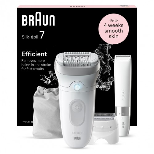 Эпилятор Braun S7 SE 7-441 Silver + Триммер BS1000