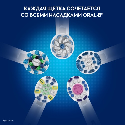 Электрическая зубная щетка Oral-B Vitality черная CrossAction