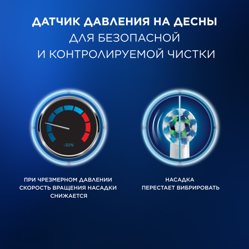 Электрическая зубная щетка Oral-B Pro Series 1 Duo черная + бирюзовая 3 режима тип 3791