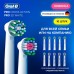 Набор насадок Oral-B: CrossAction (6 шт), 3D White (4 шт)