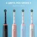 Электрическая зубная щетка Oral-B Pro 3 черная, насадки Cross Action 4 шт