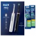 Набор электрических зубных щеток Oral-B Pro 3 Black, White (2 шт) с насадкой CrossAction (1 шт)