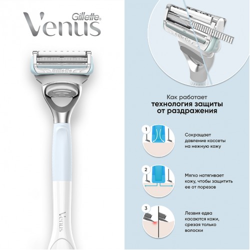 Электрическая зубная щетка Oral-B Pro 3 3500 + Женская бритва для ухода в зоне бикини Gillette Venus Satin Care