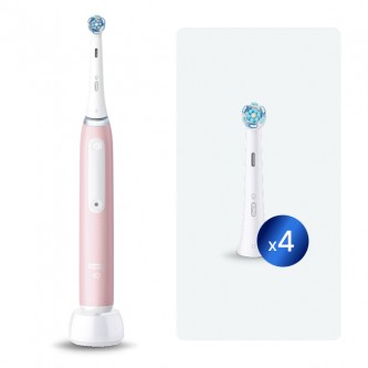Электрическая зубная щетка Oral-B iO 3 Brush Pink с насадками Ultimate Clean (4 шт)