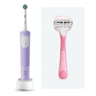 Электрическая зубная щётка Oral-B Vitality Pro + Женская бритва Gillette Venus Comfortglide Miami
