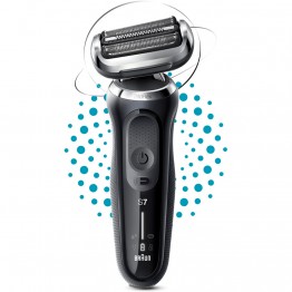 Электробритва Braun Series 7 71-B1000s Black/Blue Wet&Dry 360°