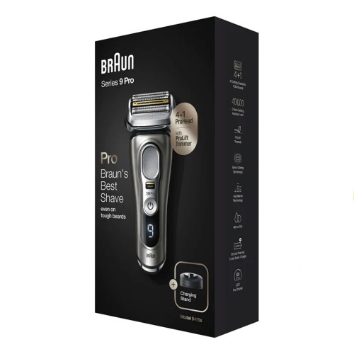 Электробритва Braun Series 9 Pro 9415s с зарядной станцией и футляром