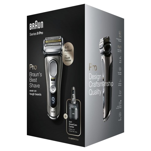 Электробритва Braun Series 9 Pro 9465cc со станцией SmartCare и футляром