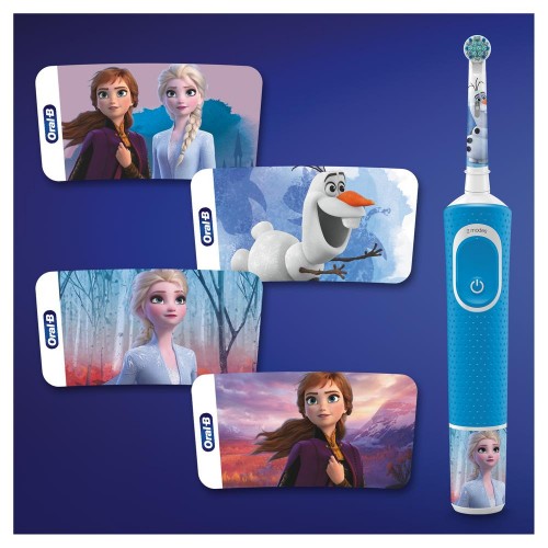 Детская электрическая зубная щетка Oral-B Vitality Kids Frozen "Холодное сердце" D100.413.2K (EB10S)