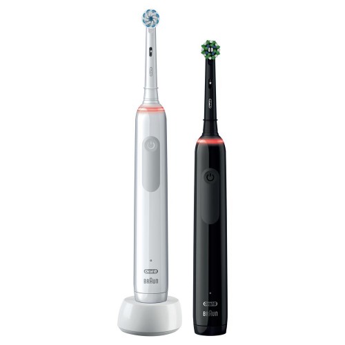 Набор электрических зубных щеток ORAL-B Pro 3/D505.523.3H Black+White 2 шт