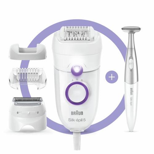 Эпилятор Braun Silk-epil 5 Series 5-825P White Purple