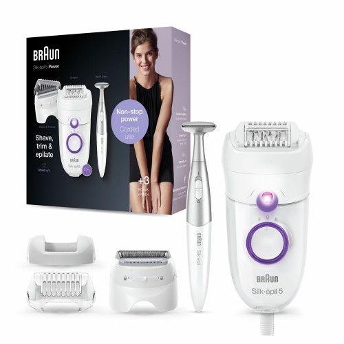 Эпилятор Braun Silk-epil 5 Series 5-825P White Purple
