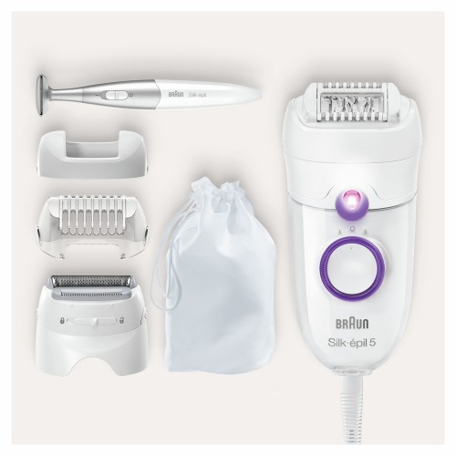 Эпилятор Braun Silk-epil 5 Series 5-825P White Purple