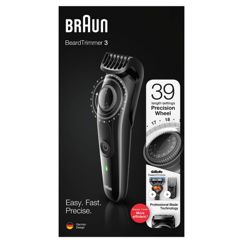 Триммер для бороды Braun BT3242 + Бритва Gillette